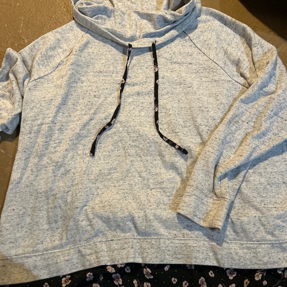 Grey cowl neck sweatshirt - Picture 1 of 2